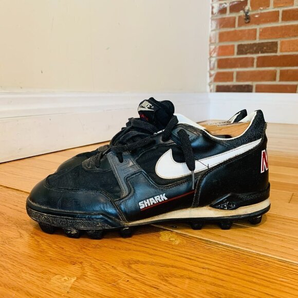 Vintage 1991 Nike Grid Shark Football Cleats Size 10.5 main image 13